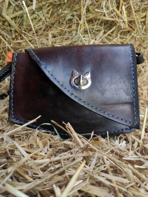 Small Equestrian Leather Bag